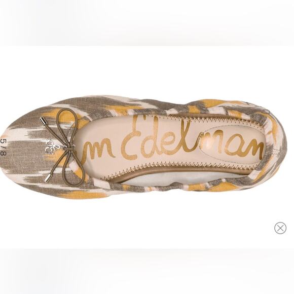 NWOT Sam Edelman Felica Ballet Flat in soft Grey Multi-color - 9 - Picture 5 of 12